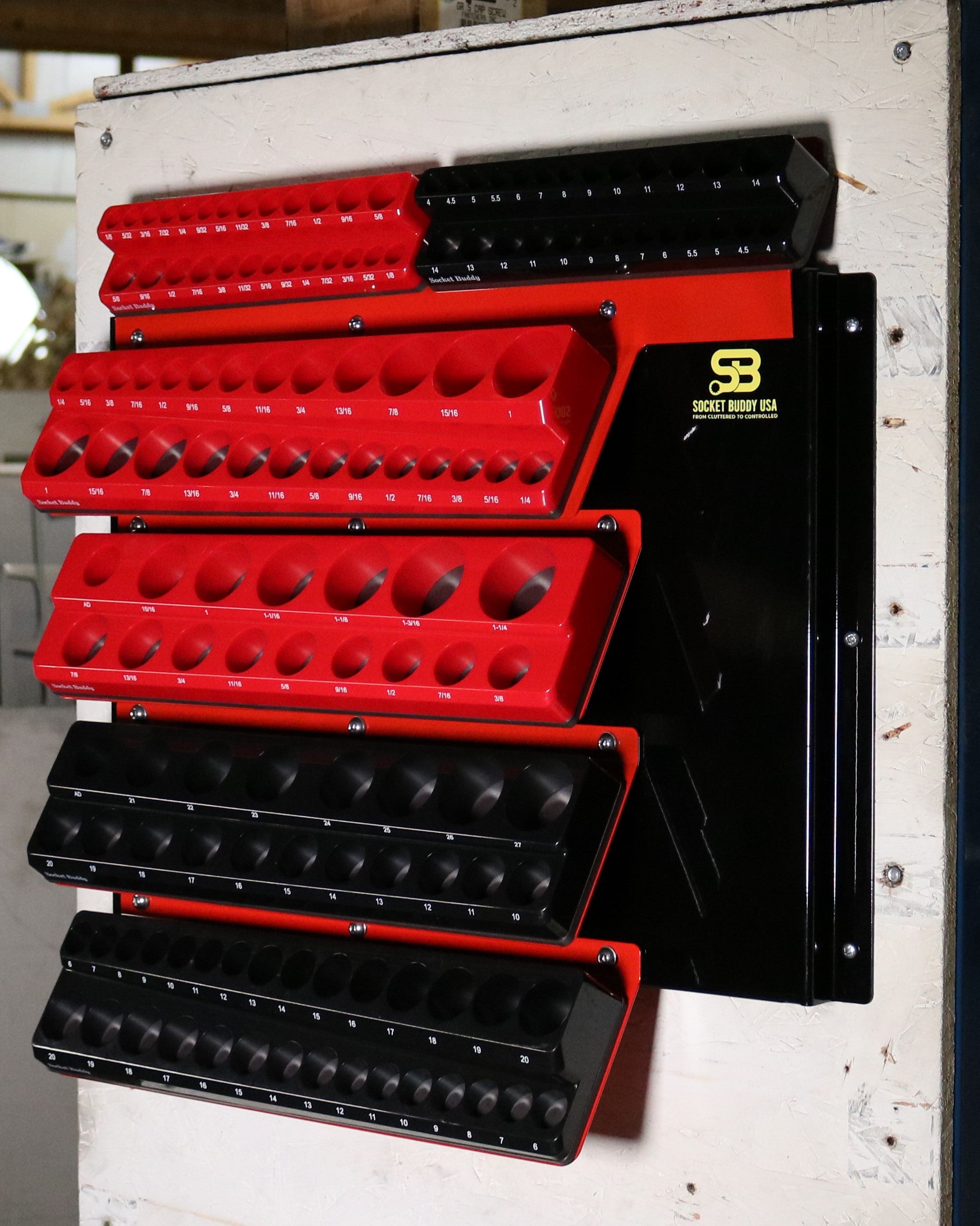 Socket Buddy Wall Mounted Shelf + Socket Blocks